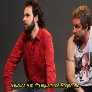 🤷‍♂️ Rogerinho A justiça é muito injusta, né Rogerinho telegram sticker