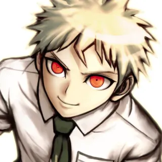 🙂 Hajime Hinata Danganronpa Anime, Personagem, Jogo, Arte, Fanart whatsapp sticker