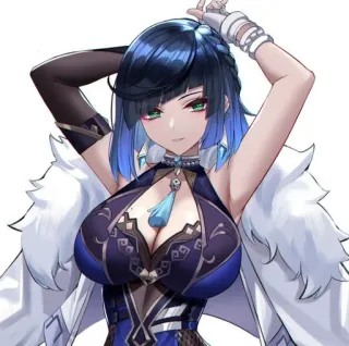 🧿 Yelan Genshin Impact Anime, Nhân vật, Trò chơi điện tử, Genshin Impact, Yelan telegram sticker