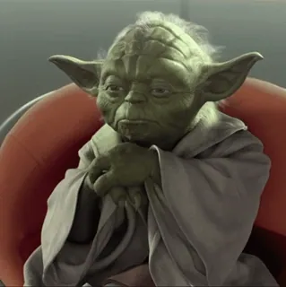 💫 Yoda Star Wars yoda, star wars, jedi master, fantasy, science fiction, green telegram sticker