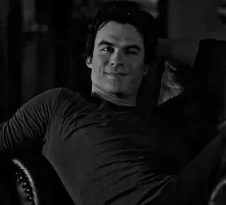 🎭 Damon Salvatore The Vampire Diaries tv show, vampire, character, man, the vampire diaries, damon salvatore telegram sticker