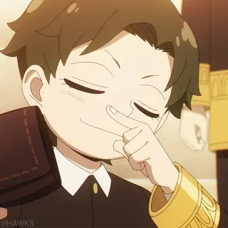 ⚜️ Damian Desmond Spy x Family Anime, Damian Desmond, Spy x Family, Charakter, Cartoon telegram sticker