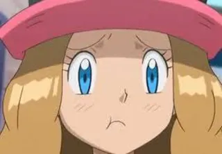🌸 Serena Pokemon Аниме, Мультфильм, Девушка, Грустно, Покемон whatsapp sticker