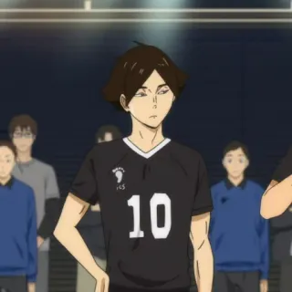 🏷 Kentaro Kyotani Haikyuu!! Anime, Haikyuu, Kentaro Kyotani, Voleibol, Deporte, Personaje whatsapp sticker