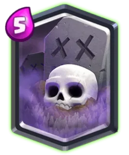 🏷 Clash Royale 무덤, 묘비, 해골, 해골, 게임, 모바일 게임, 클래시 로얄 telegram sticker