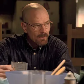 🧪 Walter White Breaking Bad Breaking Bad, Walter White, Bryan Cranston, TV show, Heisenberg telegram sticker