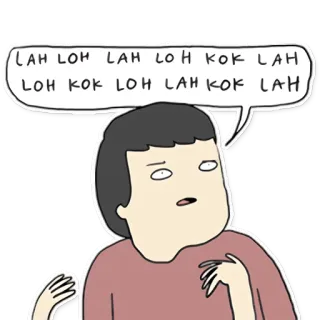 💬 LAH LOH LAH LOH KOK LAH LOH KOK LOH LAH KOK LAH telegram sticker