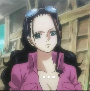 😐 Nico Robin One Piece anime, character, nico robin, one piece telegram sticker