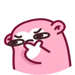 🤩 Pink bear telegram sticker