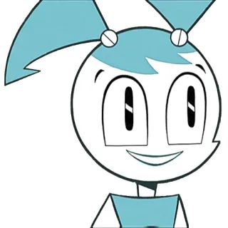 😃 Jenny Wakeman My Life as a Teenage Robot animé, dessin animé, robot, adolescent, Jenny Wakeman telegram sticker