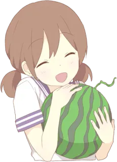 Summer girlfriend ENG :: @line_stickers telegram stickers