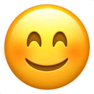 😊 이모지, 미소, 행복, 얼굴 telegram sticker