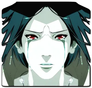 😭 menangis, sedih, anime, air mata, manga, karakter telegram sticker