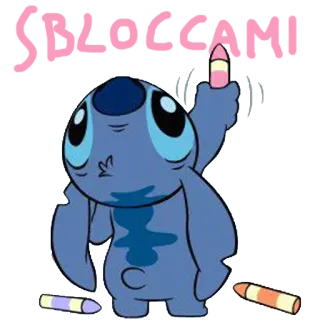 🐨 Stitch SBLOCEAMI Stitch, Lilo & Stitch, cute, cartoon, sticker telegram sticker