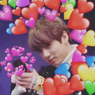 🔫 hearts, love, affection, kpop, cute telegram sticker