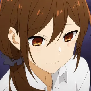 📚 Hori Kyouko Horimiya Anime, Hori, Kyoko, Horimiya, Fofo, Garota telegram sticker