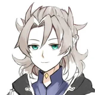 😏 Albedo Genshin Impact Anime, Albedo, Genshin Impact, Personagem whatsapp sticker