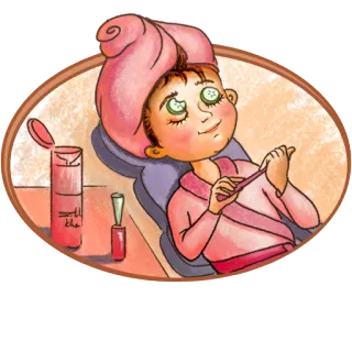 💅 SOFT Spa, Beauté, Ongles, Détente, Cosmétiques, Soins de la peau whatsapp sticker