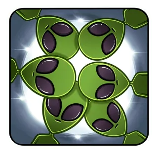 ☺️ Alien, Außerirdischer, Weltraum, UFO, Weltall, Grün, Illustration, Cartoon telegram sticker