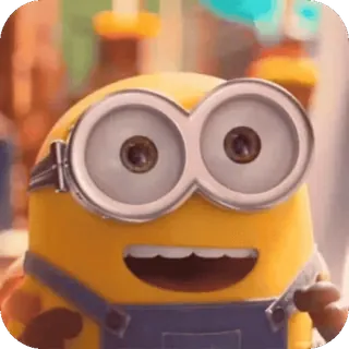 ๐ Minion Despicable Me minion, yellow, cute, despicable me, happy, cartoon, animation, goggles telegram sticker