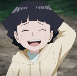 🌌 Hinata Hyuga Naruto anime, smile, cheerful, naruto, hinata, cartoon telegram sticker