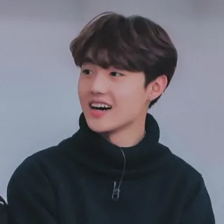 🥰 persona, uomo, ritratto, sorridente, coreano, asiatico telegram sticker