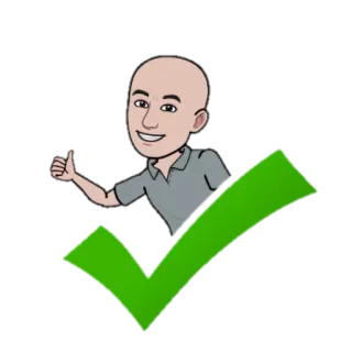 👍 check, Bitmoji, joinha, aprovação, sucesso, ok telegram sticker