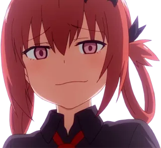 😬 Satania Gabriel DropOut anime, Satania, Gabriel DropOut, altezzoso telegram sticker
