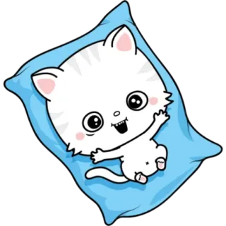 🙃 cat, kitten, cute, animal, cartoon, sticker whatsapp sticker