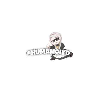 💥 @HUMANOIYD Empregada, Óculos de sol, Anime, Desenho animado telegram sticker