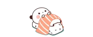 🔰 cute, kawaii, sushi, cartoon telegram sticker