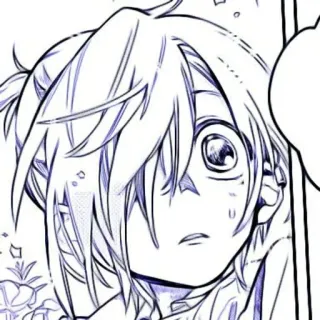 🫐 Anime, Manga, Personaggio, Disegno, Illustrazione, Arte telegram sticker