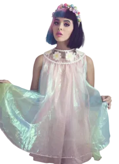 🌺 Melanie Martinez Мелани Мартинес, певица, цветы, пастель, поп telegram sticker