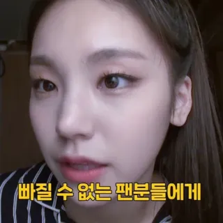 🧐 빠질 수 없는 팬분들에게 korean, text, fans, message whatsapp sticker