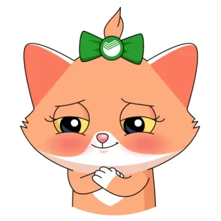 🥰 chat, chaton, animal, mignon, kawaii, dessin animé telegram sticker