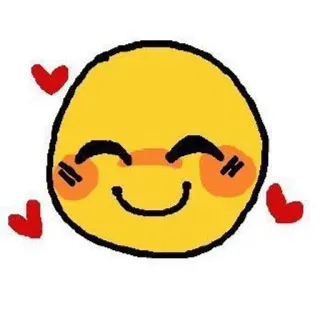 💋 이모티콘, 스마일리, 귀여운, 사랑, 카와이, 하트, 행복 telegram sticker