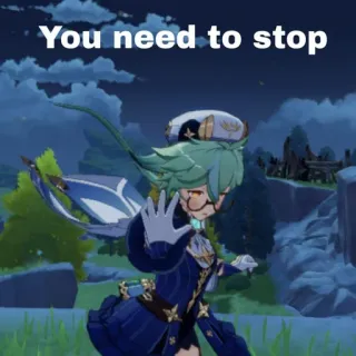 🖐 Sucrose Genshin Impact You need to stop Anime, Sucrose, Genshin Impact, Videogioco, Stop, Mano telegram sticker