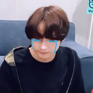 💦 crying, sad, tears, emotional, portrait, person telegram sticker