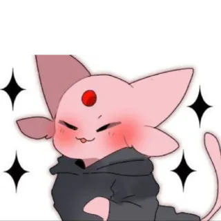 😋 Espeon Pokemon pokemon, espeon, anime, cartoon, sticker, kat, schattig telegram sticker