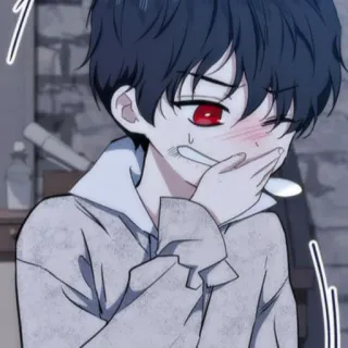 🗡 Anime, Ragazzo, Carino, Manga, Illustrazione, Personaggio telegram sticker