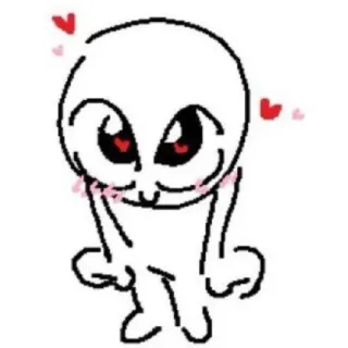 🥰 Hoạt hình, Tình yêu, Dễ thương, Kawaii, Trái tim, Nhân vật, Hình vẽ telegram sticker