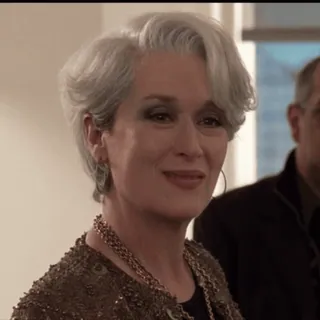 😂 Miranda Priestly The Devil Wears Prada fashion, movie, meryl streep, boss, vogue telegram sticker