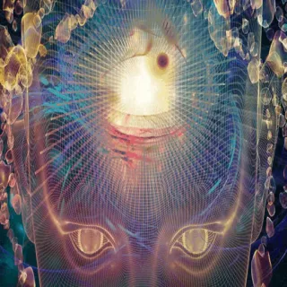🧠 Auge, Bewusstsein, Geist, Abstrakt, Spirituell, Meditation telegram sticker