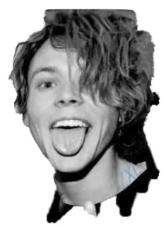 😜 man, portrait, person, face, tongue telegram sticker