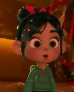 😳 Vanellope von Schweetz Wreck-It Ralph Vanellope, Ralph reichts, Disney, Charakter, Cartoon whatsapp sticker