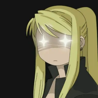 😼 anime, character, expression, eyes, cartoon, humor telegram sticker