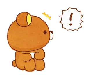 🐻 beruang, kartun, binatang, imut telegram sticker