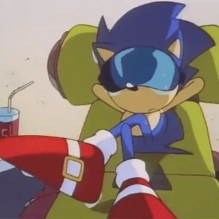 😯 Sonic the Hedgehog Соник, Sonic the Hedgehog, Мультфильм, Игры, Персонаж видеоигр telegram sticker