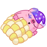 😴 豚, 睡眠, かわいい, アニメ, 動物 telegram sticker