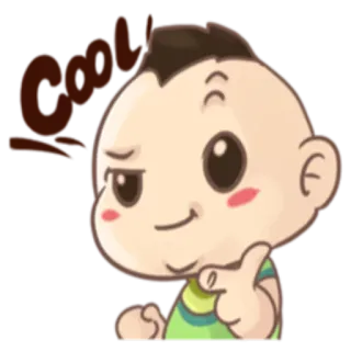 😎 Cool Dibujos animados, Genial, Lindo, Emoji, Pegatina whatsapp sticker